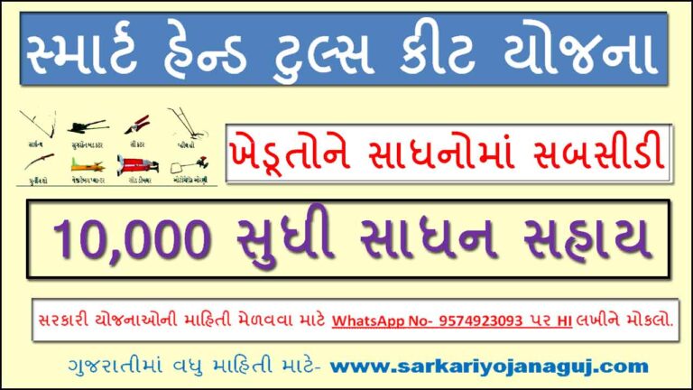 Smart Hand Tools Kit Yojana 2021 | સ્માર્ટ હેન્ડ ટુલ્સ કીટ યોજના