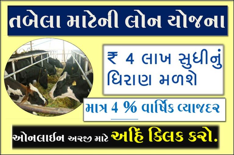 [Loan Yojana] તબેલા લોન યોજનાની ઓનલાઈન અરજી માટે અહીં ક્લિક કરો.