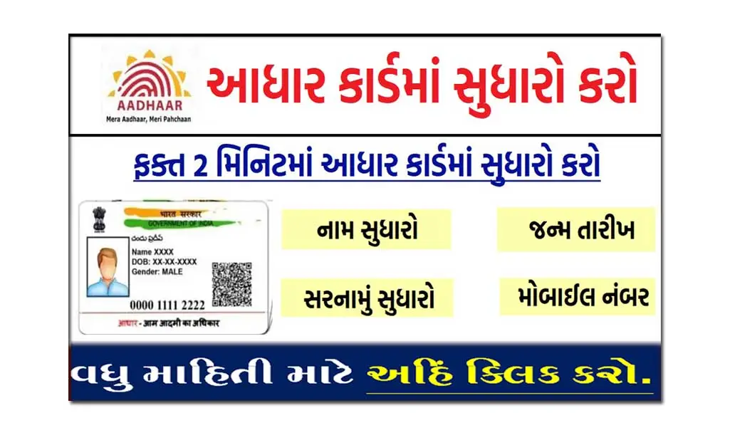 Aadhaar Card Update Online Process