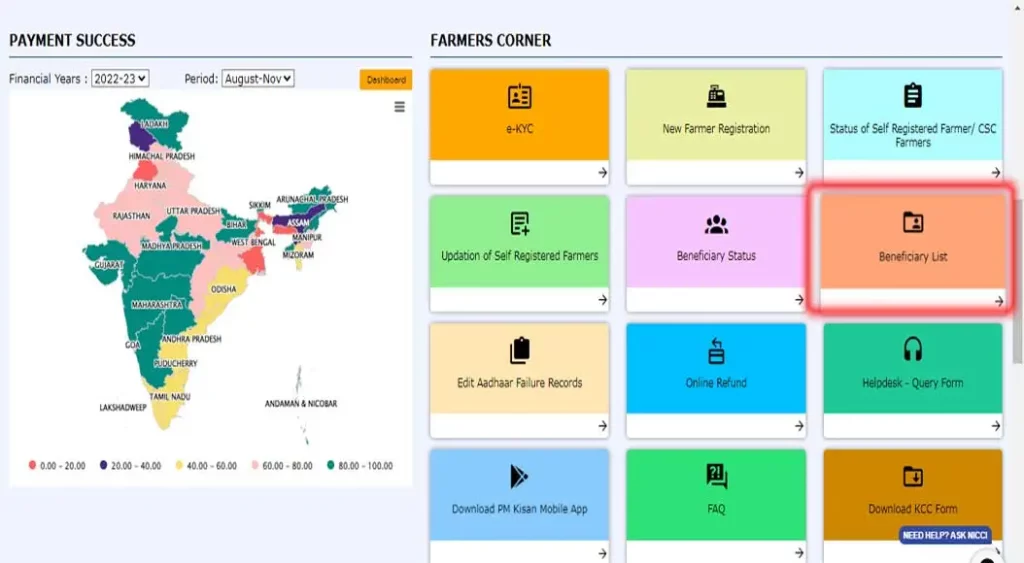 How to Check PM Kisan Beneficiary List 2023 New List