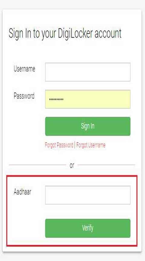 DigiLocker Account
