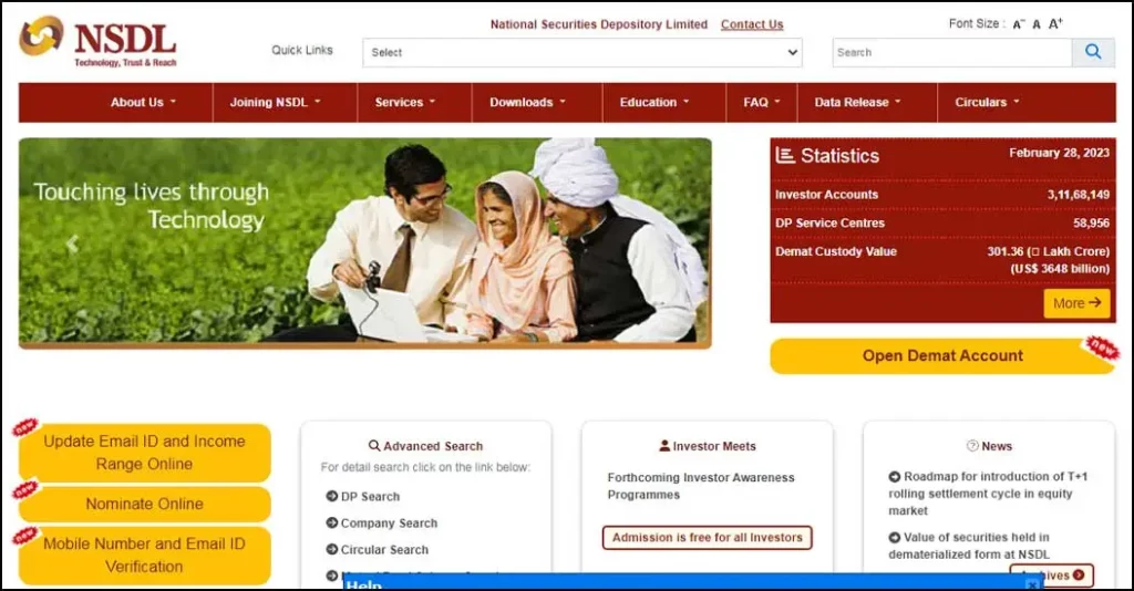 Pancard aadhar card Link Process on NSDL