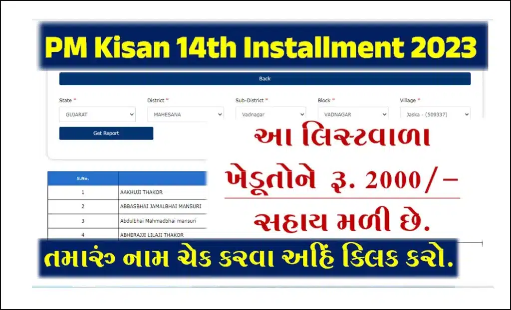 PM Kisan 14th Installment 2023