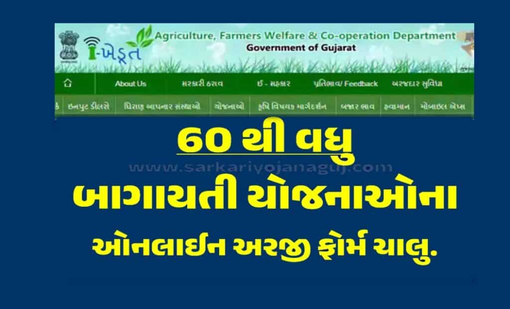 બાગાયતી યોજનાઓની યાદી 2023 | Bagayati Yojana List 2023-24
