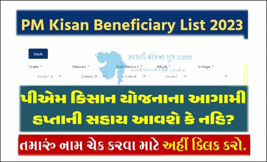 PM Kisan Yojana Beneficiary List Check