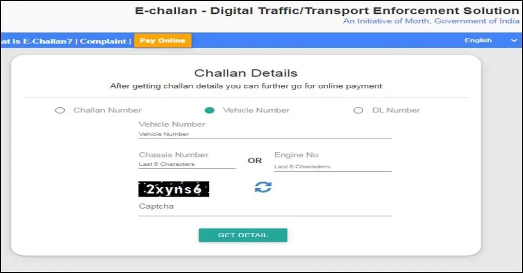 E Challan Payment
