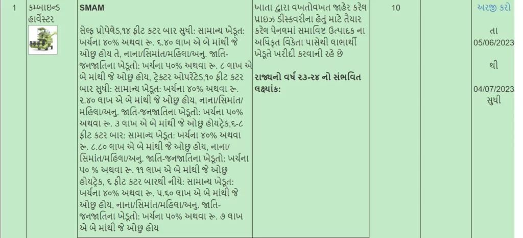 How To Online Apply Combine Harvester Sahay Yojana 2023 | ઓનલાઈન અરજી કેવી રીતે કરવી?