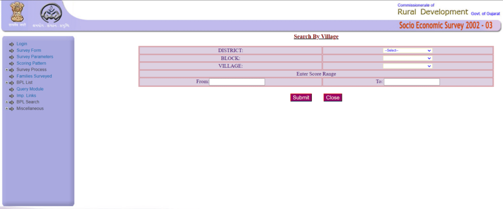 Check your name in BPL ration card list