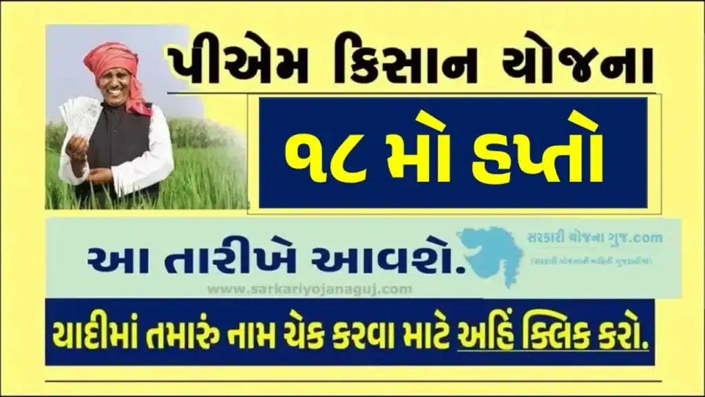 PM Kisan 18th Installment Date 2024