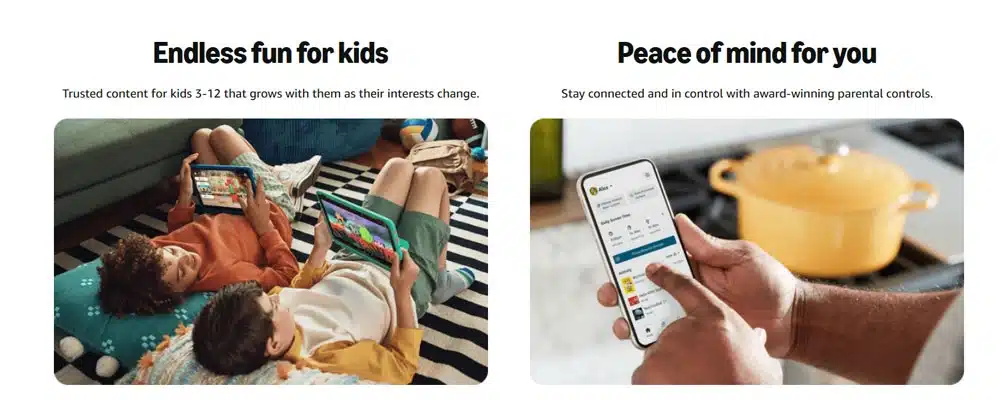 Benefits of Amazon Kids+